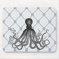 Octopus  - Nautical Mouse Pad
