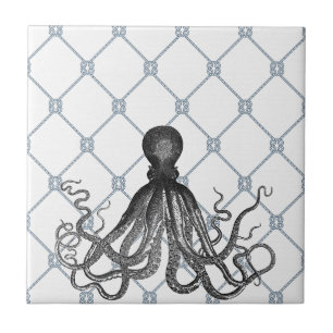 Octopus - Nautical Tile