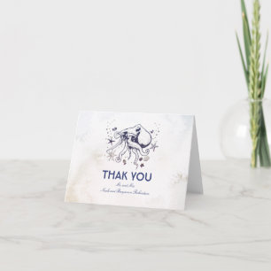 Octopus - Nautical Wedding Thank You Card