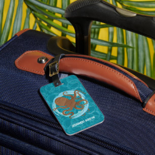Octopus Oasis Luggage Tag
