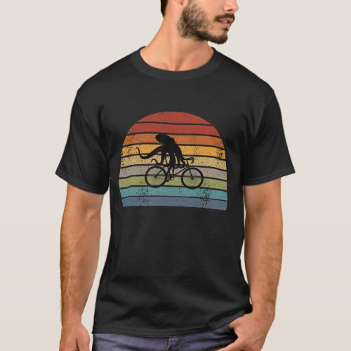 Octopus _ Octopus Riding Bicycle T_Shirt
