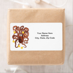 Octopus Oranges Labels