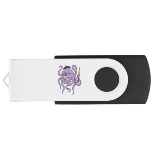 Octopus Painter Paint brush Flash Drive