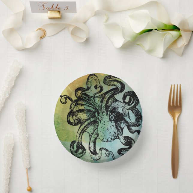 Octopus  paper bowls (Wedding)