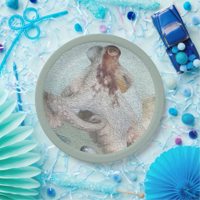 Octopus Paper Plates (Party)