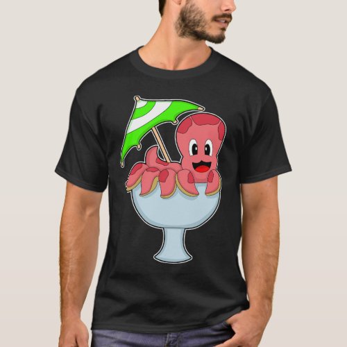 Octopus Party Cocktail umbrella T_Shirt