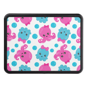 Octopus Pattern, Cute Octopus, Sea Animals Hitch Cover