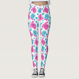 Octopus Pattern, Cute Octopus, Sea Animals Leggings