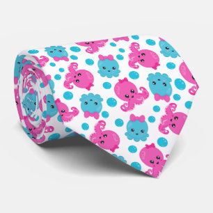 Octopus Pattern, Cute Octopus, Sea Animals Neck Tie