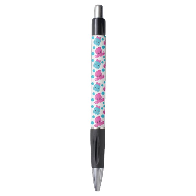 Octopus Pattern, Cute Octopus, Sea Animals Pen (Front Vertical)