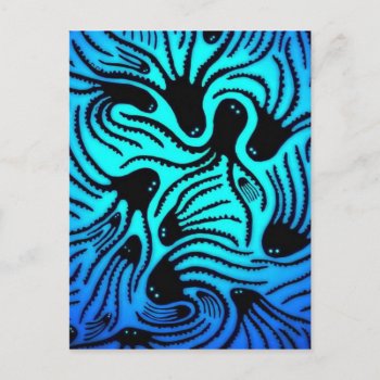 Octopus Pattern Design Postcard by Hodge_Retailers at Zazzle