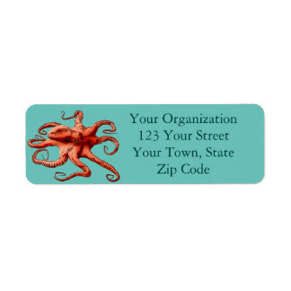 Octopus Pebbles Label