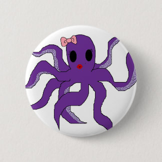 Octopus Pinback Button