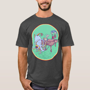 Octopus Playing piano  T-Shirt