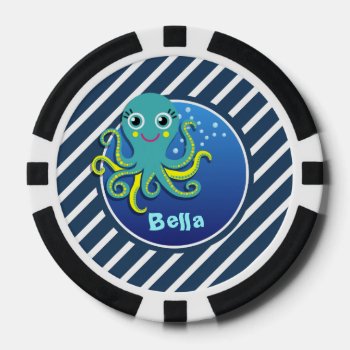 Octopus.png Poker Chips by doozydoodles at Zazzle