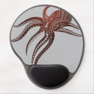 OCTOPUS POLYNESIAN TRIBAL GEL MOUSE PAD