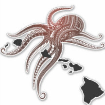 OCTOPUS POLYNESIAN TRIBAL HAWAII ISLANDS