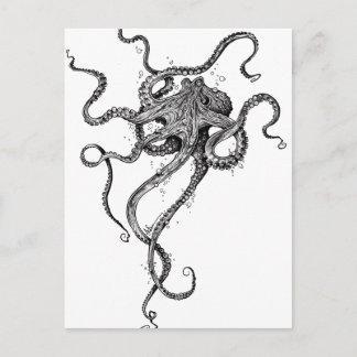 Octopus Postcard