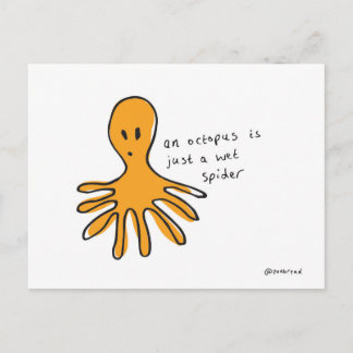 octopus postcard