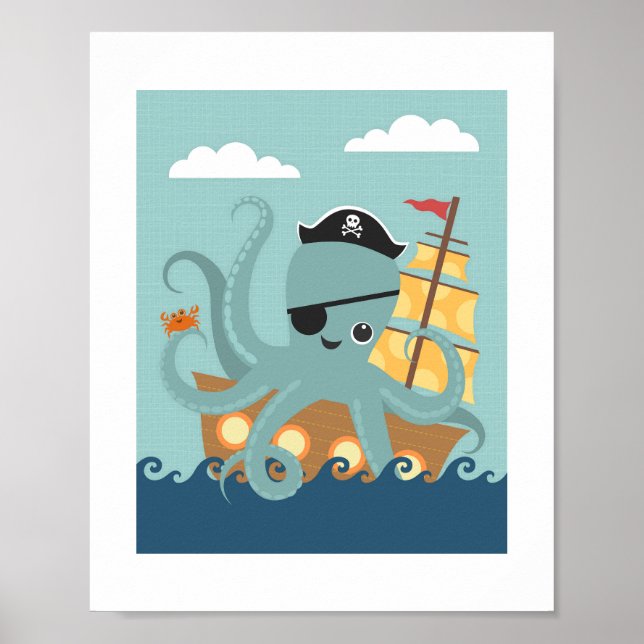 Octopus Poster Print (Front)