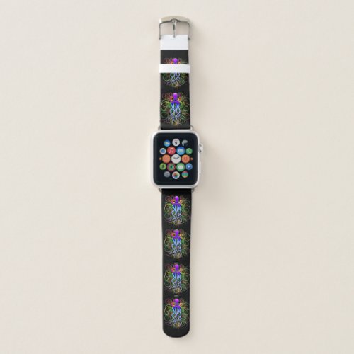 Octopus Psychedelic Luminescence Apple Watch Band