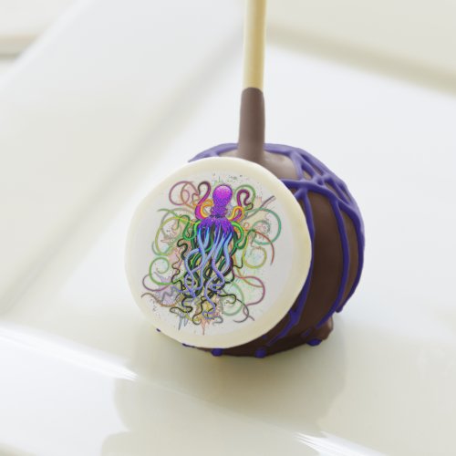 Octopus Psychedelic Luminescence Cake Pops