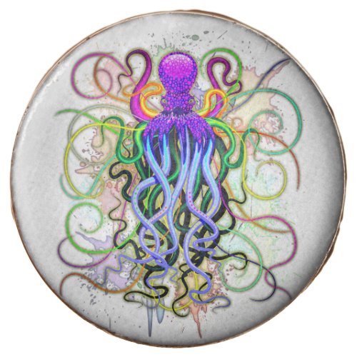 Octopus Psychedelic Luminescence Chocolate Covered Oreo