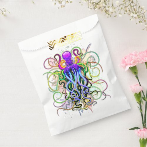 Octopus Psychedelic Luminescence Favor Bag
