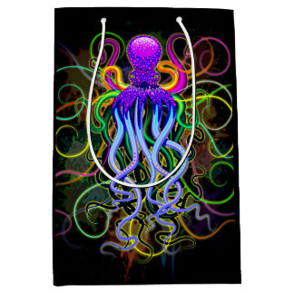 Octopus Psychedelic Luminescence Medium Gift Bag