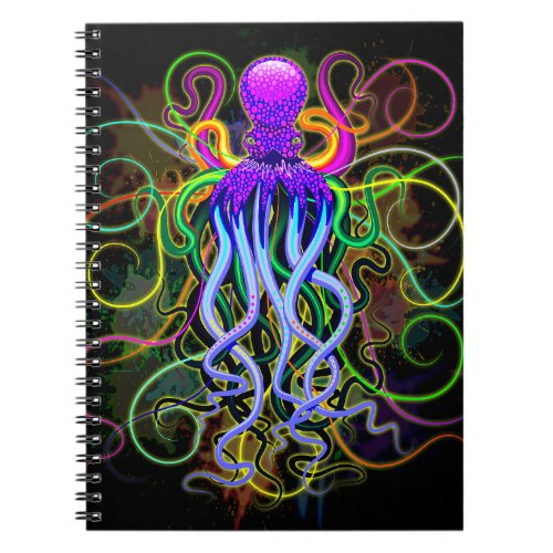 Octopus Psychedelic Luminescence Notebook
