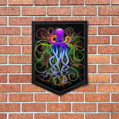 Octopus Psychedelic Luminescence Pennant