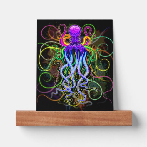 Octopus Psychedelic Luminescence Picture Ledge