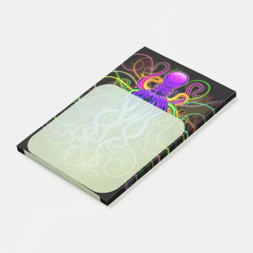 Octopus Psychedelic Luminescence Post_it Notes