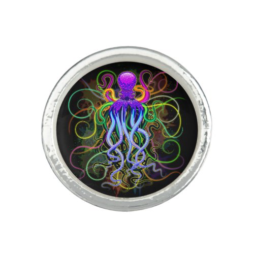 Octopus Psychedelic Luminescence Ring