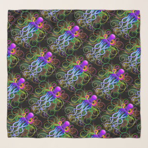 Octopus Psychedelic Luminescence Scarf