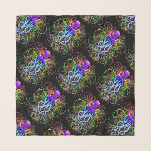 Octopus Psychedelic Luminescence Scarf