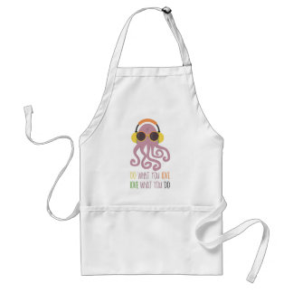 Octopus Quote Design Adult Apron