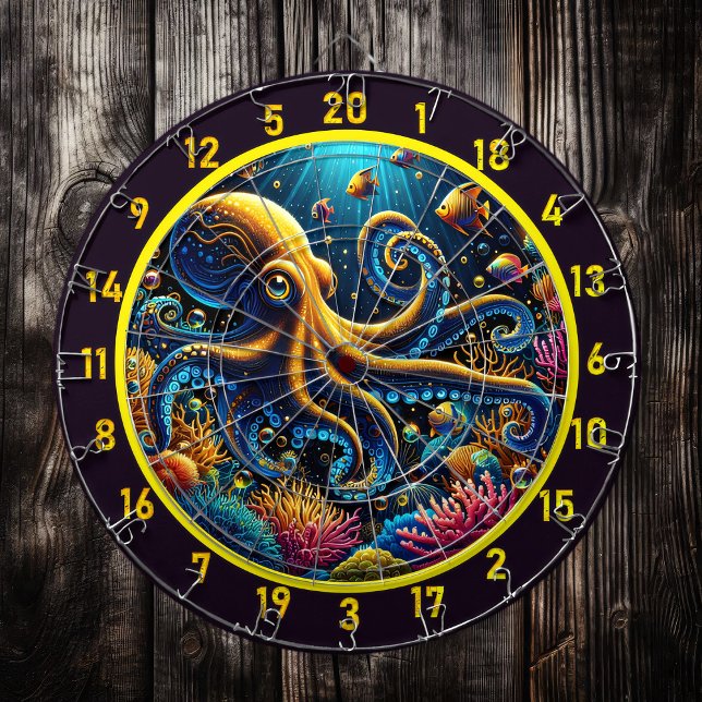 Octopus Reef Adventure Dartboard (Creator Uploaded)