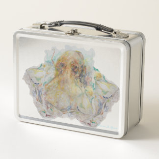 Octopus Rejuvenation Sea Animal Maureen Girard Metal Lunch Box