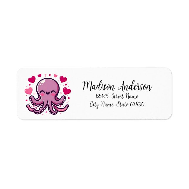 Octopus Return Address Labels (Front)