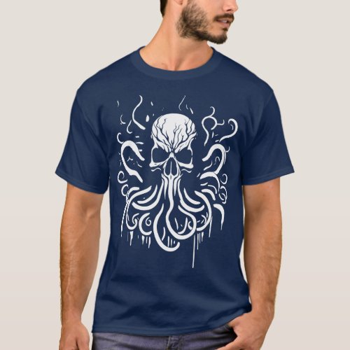 octopus rock and roll design T_Shirt
