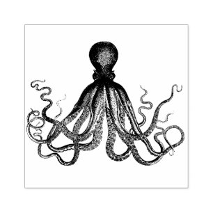 Octopus Rubber Stamp