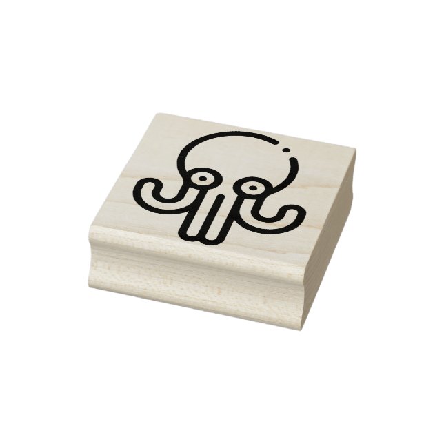 Octopus Rubber Stamp (Stamp)