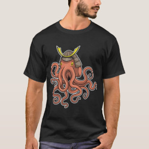 Octopus Samurai Martial arts T-Shirt