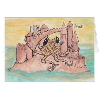 Octopus & Sandcastle Cards