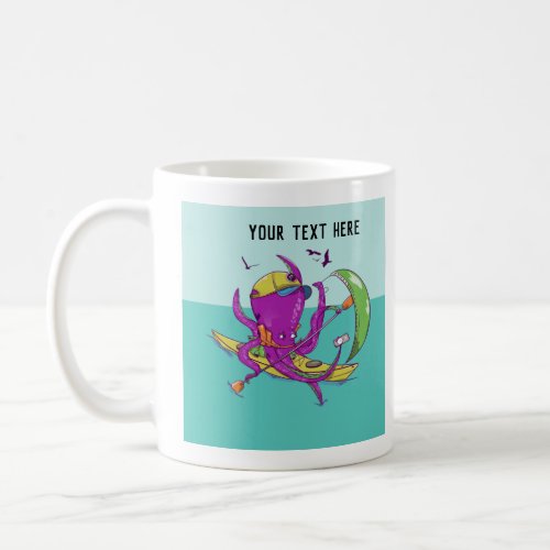 Octopus Sea kayaking Coffee Mug