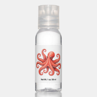 Octopus Sea Life Ocean Animal Design Hand Sanitizer