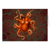 Octopus Sea Monster Creature Cephalapod Vintage (Front Horizontal)