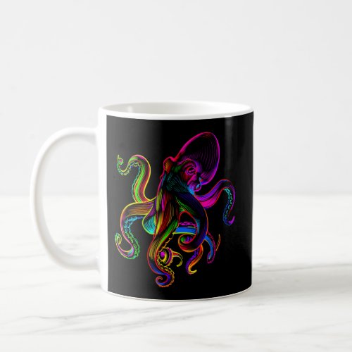 Octopus Sea Monster Krakens Jellyfishes Sea Animal Coffee Mug