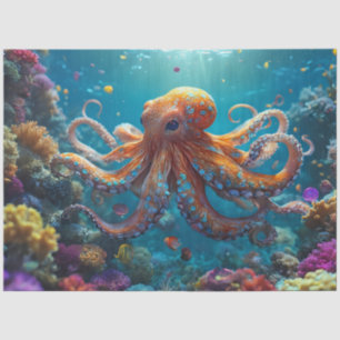 Octopus Sea Tissue Paper